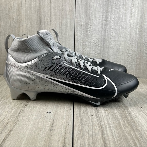 NEW Nike Vapor Edge 360 2 Silver Black Football Cleats hf3454-003 Mens Size 15 main image 7